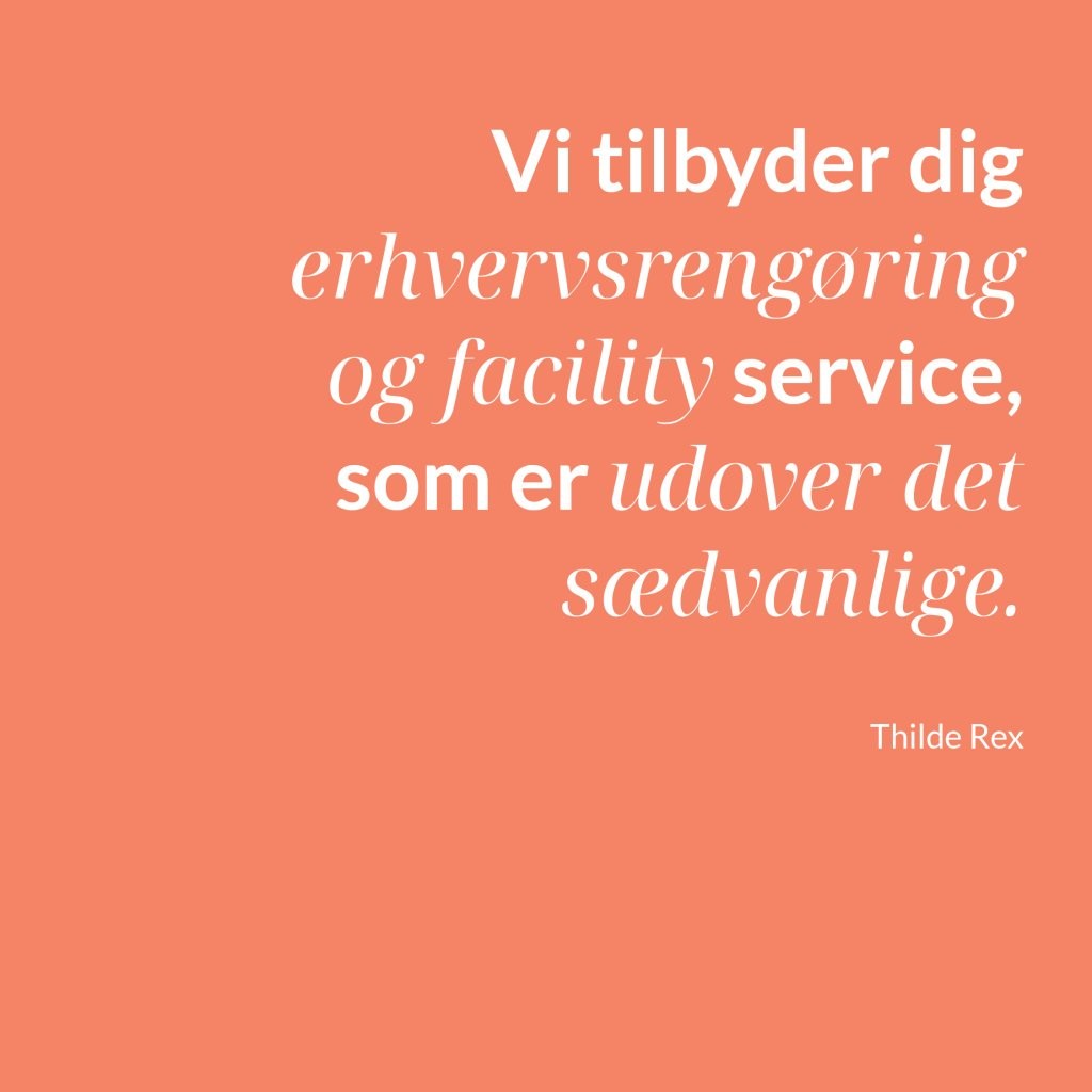 Visuel identitet til rengøringsfirma